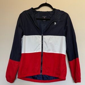 U.S. Polo Assn. Tricolor Zip-Up Jacket
